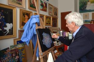 l'artista dell'opera "il volo di Arianna"