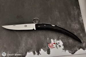 Citadel « Gitano Corne Noir »- Couteau de Poche.