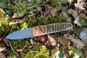 Branwen « DURANGO » Corne de belier- Couteau de poche.
