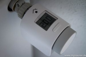 Thermostatregler RWE Smarthome angebaut