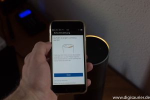 Smartphone-Installation von Amazon Echo