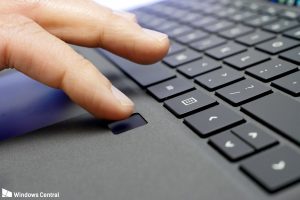 Fingerabdruckscanner am Microsoft Surface Pro