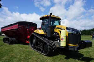 Tracks can similarly alleviate some compaction risk while allowing operators to work in more moisture-laden conditions. However, they are not inherently better than tires. - Photo: Matt McIntosh