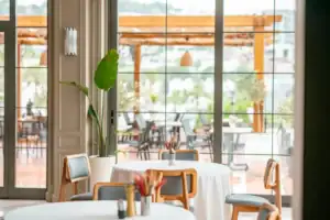 Elementa Boutique Hotel Agora Restaurant iç mekânı
