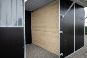 heurausnehmbare trennwand (in 27 cm schritten)