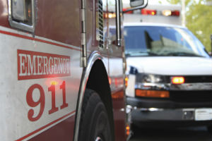 ambulance after dog attack