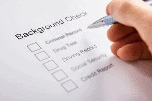 Background check document