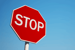 stop sign