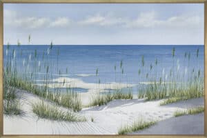 Beach Grass Blue Ocean - Canvas