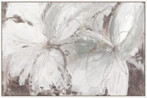 Floral studyI - Canvas Gallery White