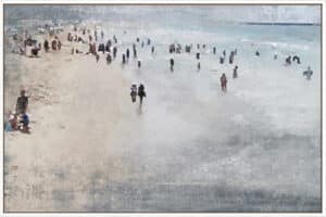 Fun On the Beach II - Canvas Gallery White