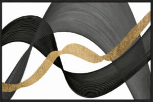 Inner Flow  II - Canvas Gallery Black