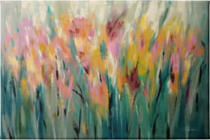 Summer Garden Joy - Unframed Canvas Unframed Canvas