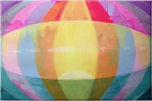 Neon Flare III - Unframed Canvas Unframed Canvas