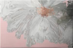 White Peony - Unframed Canvas Unframed Canvas