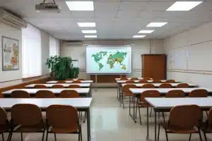 cortinas para sala de clase