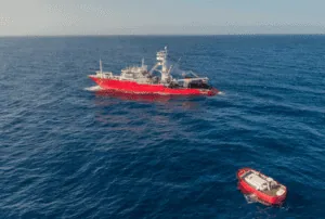 Grabación de barcos con drones en canarias