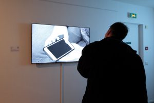 'Smart Pantheon' in der Gruppenausstellung 'VARIATION - ArtJaws media art exhibition and fair', Cité Internationale des Arts, Paris, Frankreich 2017.