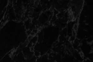 Black marble surface with white veining, elegant and sleek.