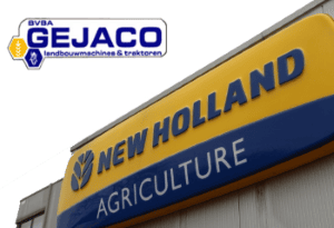 Logo van Gejaco (New Holland-verdeler), referentieproject camerabewaking BitAssistence in Herenthout