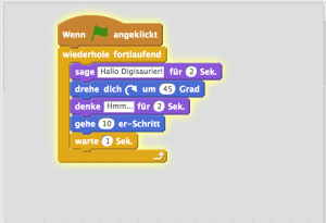 Programm in Scratch