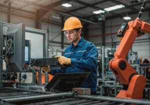 Service technicians on assignment