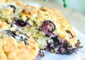 Sourdough discard scones_horizontal photo