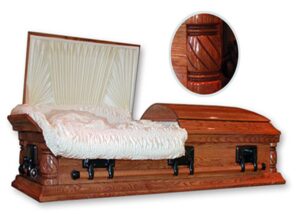 Canadian Oak Casket