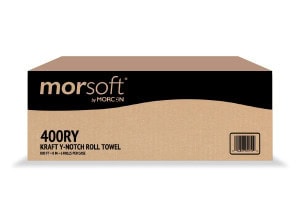 Economical High-Volume Controlled Y-Notch Roll Towel | Morsoft® 400WY