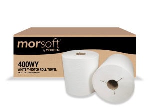 Morsoft® Y-Notch Roll Towel | Morcon Tissue Controlled Roll Towels