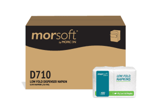 Tall Fold Dispenser Napkins | Morsoft® D20500 by Morcon Tissue