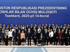 President of Uzbekistan Shavkat Mirziyoyev met with Youtubers, educators, artists,