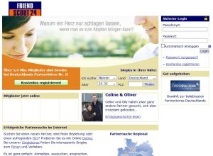 Die damals beliebteste Dating-Plattform: Friendscout24 (hier aus dem Jahr 2010)
