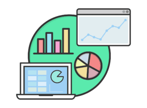 dessin d'un logiciel pour association avec des graphiques