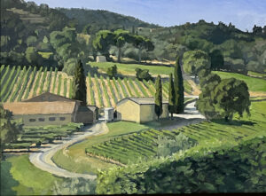 Artist: Joe Vinson, Title: La Manella, Medium: Oil, Paper, Dimensions: 9 x 12 in, Date: 2024