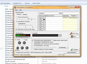Der Audiograbber macht MP3-Dateien