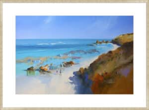 On the Back Beach, Sorrento - 10cm Mount Board