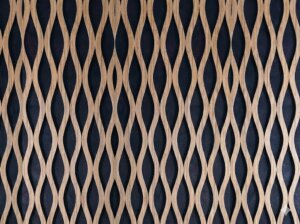 Foto tapeta – Crno-zlatna geometrija