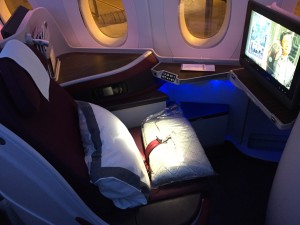 Qatar Airways A350 Business Class von Doha nach Frankfurt Airbus A350 Business Class von Qatar Airways
