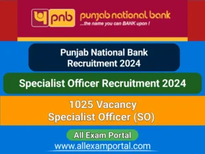 PNB SO recruitment 2024