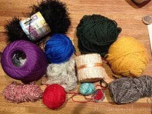 ASimpleHomestead.com - yarn scraps