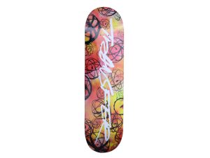 Lot #15083 – Futura x NTWRK Transfer Skateboard Skate Deck Artist Skateboards Futura Skateboard