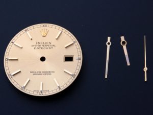 Lot #HB31-061 – Rolex 16233 Datejust Champagne Swiss Made Dial + Hand Set 16233 Rolex 16233 Dial