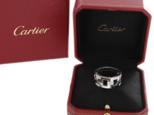 Lot #HB31-023 – Cartier Baiser Dragon 18K White Gold Diamonds Ring Jewelry Cartier