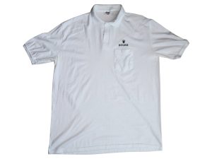 Lot #HB31-002 – Vintage Rolex Polo Shirt XXL White Stedman Made in USA Pocket Tee Apparel Acquire Now