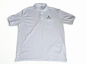 Lot #HB31-013 – Vintage Rolex Polo Shirt XXL White Stedman Made in USA Pocket Tee Apparel Rolex