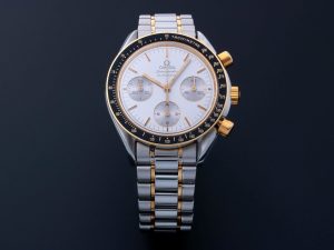 Lot #AN4906 – Rare Omega Speedmaster Tutone Watch with Silver Dial 175.0032 Watches Acquire Now