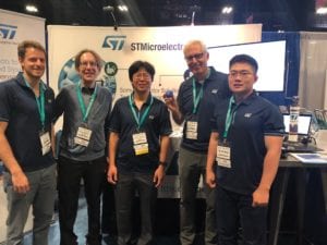 From left to right: Giorgio Mariano, Prof. William Kaiser, Prof. Yifeng Zhu, Marco De Fazio, Xu Zhang