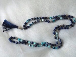 Mala - Blau - Stirnchakra