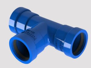 TEE LUFLEX PARA TUBERIA DE PVC